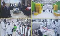 بازدید میدانی مدیرکل تجهیزات پزشکی از کارخانه سها / خطوط تولید بدون وقفه در حال فعالیت هستند