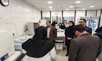 بازدید رئیس دانشگاه علوم پزشکی زاهدان از آزمایشگاه کنترل مواد غذایی, آرایشی و بهداشتی